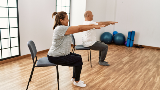 SilverSneakers Chair Exercises for Seniors Seated Upper Body